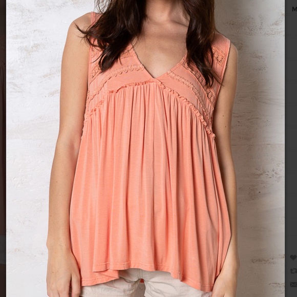 POL Tops - POL “ Little Falls 4 “ POL Knit Tank Cami Summer Top Babydoll Shirt BR35